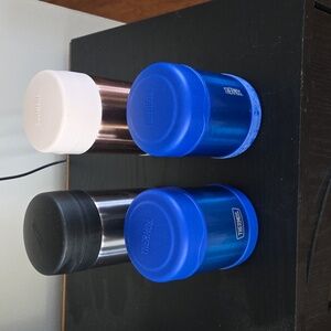 Thermos Insulated Food Jar - Gently Used Lot Of 4 Container Stainless Steal